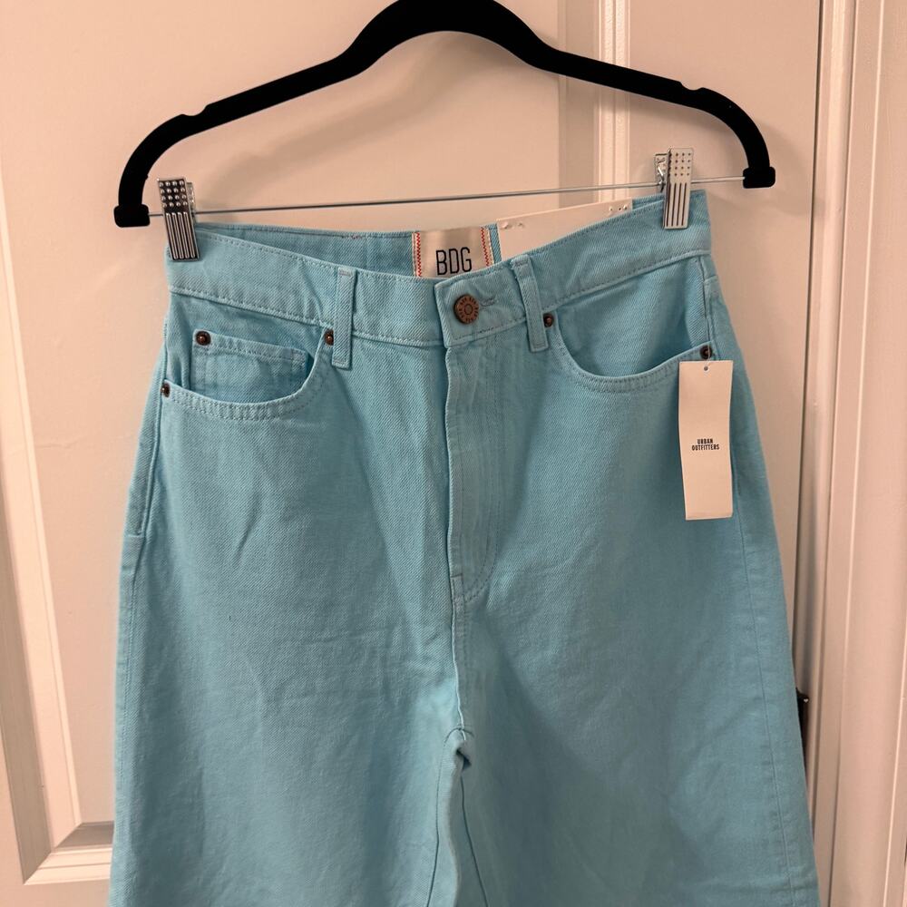 NWT BDG Sky Blue Wideleg Jeans HIGH RISE Size 27 - Picture 3 of 9
